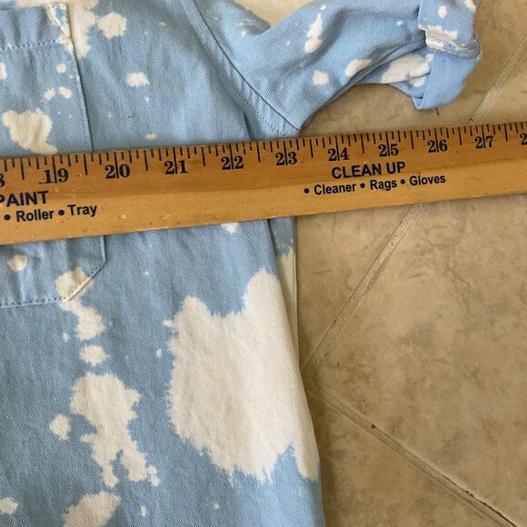 Judith March Thick Embroidered Raised on Dolly Cotton shirt women’s S Button Up - Picture 7 of 10